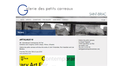 Desktop Screenshot of galeriedespetitscarreaux.com